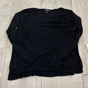 Black V-Neck Sweater